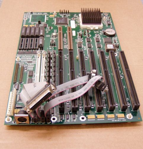 Opti 82c499 motherboard w/ intel 486 dx2-66 cpu 2mb ram ami-bios gilbarco q13086 for sale