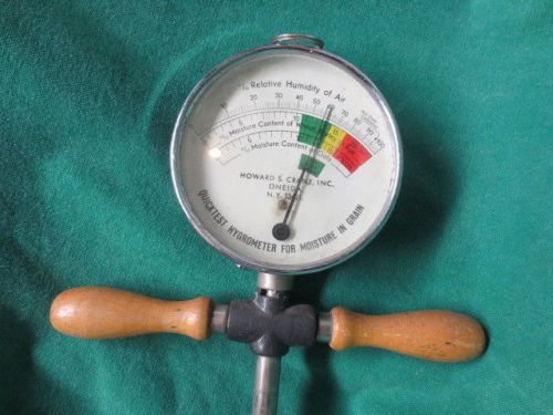 Vtg grain moisture tester - quicktest hygrometer - made in england for sale