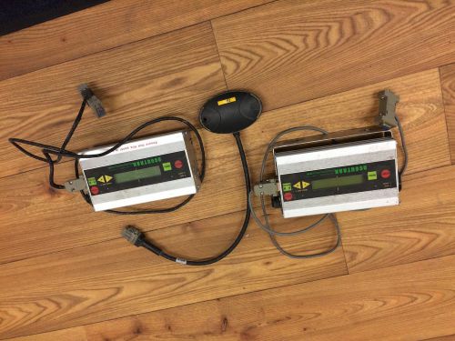 2 Accutrak Autosteer Guidence GPS Screens. Bubble Agriculture Tractor Farming