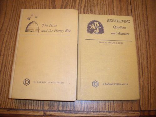 Two Vintage Bee Keeping Books, Hive and the Honey Bee