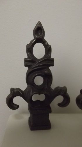Wrought Iron Finials Ornamental Gate  decorative garden Cast Fence Final Toppers