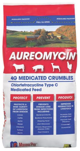 Aureomycin 5lb bag for chicken, cattle, swine, pig, goats, sheep, duck, turkey!! for sale