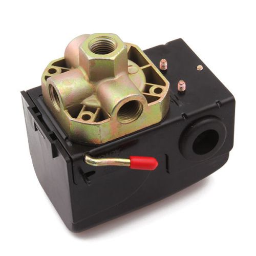 240v 4 port 95-125 psi air compressor pressure control switch with unloader 1/4&#034; for sale