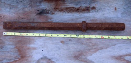 Jack hammer drill chisel bit  1 1/8&#034; hex 1 1/4&#034; blade 19 1/4&#034; long for sale