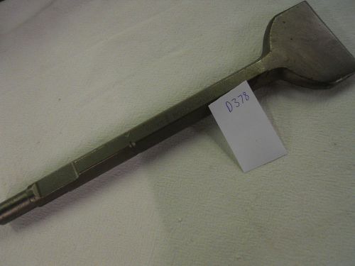 New bosch hs1810 3&#034;x12&#034; scaling chisel hex shank. spline drive hammer steel d378 for sale