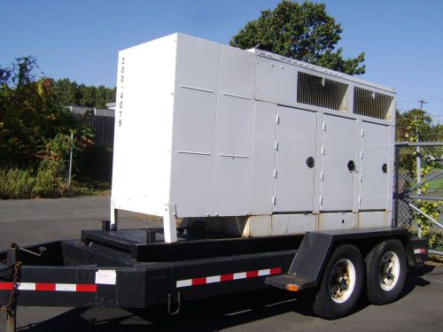 Used Cummins 200 kW diesel trailer mounted generator