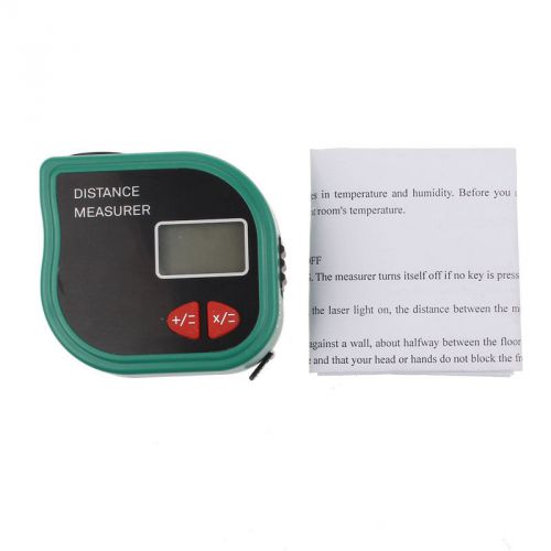 Outdoor 18m Ultrasonic Distance Measurer Meter 1m tapeline/calculator Special