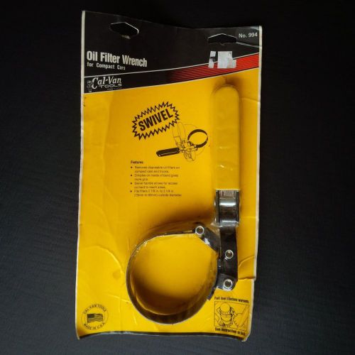 Cal-van swivel oil filter wrench brand new no. 994 for filters sized 2 7/8-3 1/4 for sale