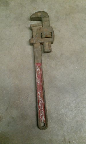Vintage pipe wrench - 18&#034; industro super 3518 for sale