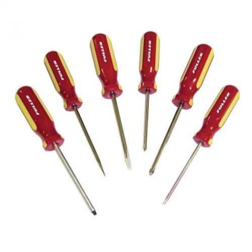 6-piece golden grip screwdriver set johnson level and tool screwdrivers 101-4006 for sale