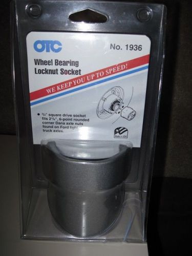 OTC 1936 2-3/8&#034; 6-point Wheel Bearing Locknut Socket