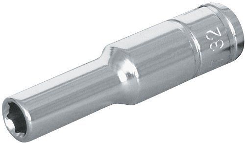 TEKTON 14119 1/4 in. Drive by 7/32 in. Deep Socket  Cr-V  6-Point