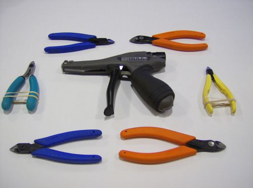 Panduit GTS Zip Tie Wrap Cable Gun Xuron Excelta Lindstrom Wiss Wire Cutters