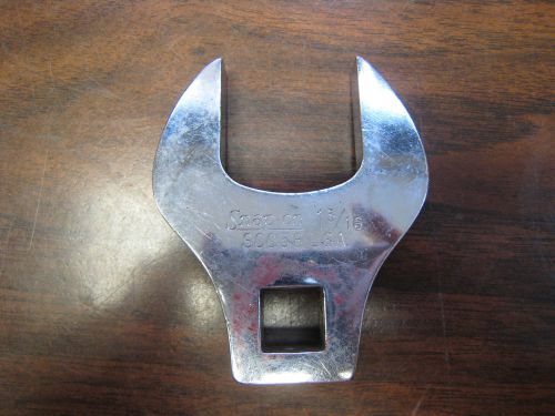 SNAP ON SC038 CHROME 1-3/16&#034; CROWFOOT OPEN END SOCKET / WRENCH USED