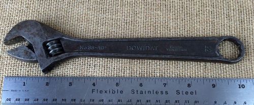 VINTAGE 10&#034; DOWIDAT CRESCENT WRENCH NO 88 With no 22 Box End