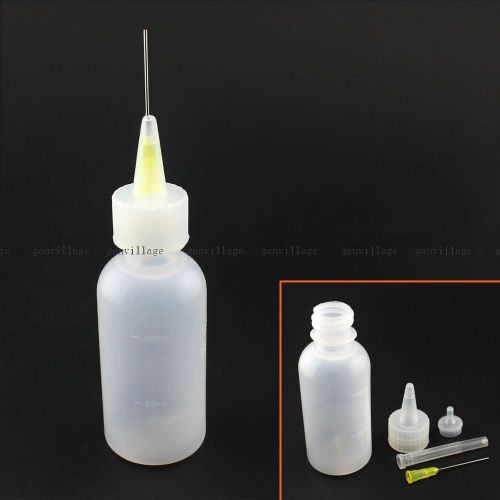 50ml Needle Tip Soldering Dispenser Bottle For Rosin Flux Oil DIY Handwork Tool