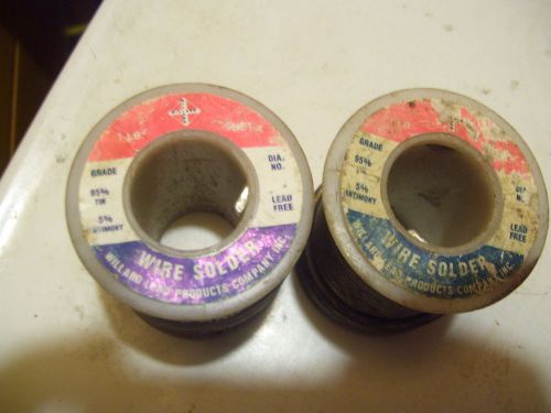 Solid wire SOLDER LEAD FREE 95TIN 5 AITAMONY 2 ROLLS 1 lbs 13oz total