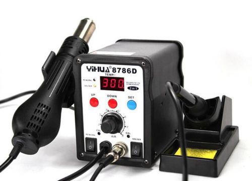 700w smd rework soldering station hot air gun solder iron welder repair machine for sale