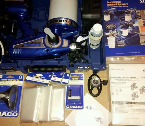 Graco truecoat pro ii cordless handheld paint sprayer with extras lot new