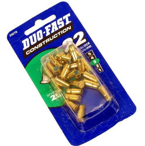 Duo-fast level 3 25-count .22 caliber powder actuated load- 20076 for sale