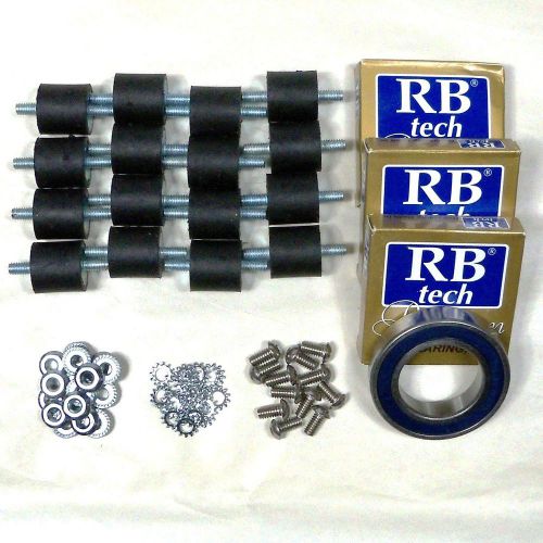 *4 sets* base plate bearing and rubber spring kit 50736a, 10666a clarke obs-18 for sale