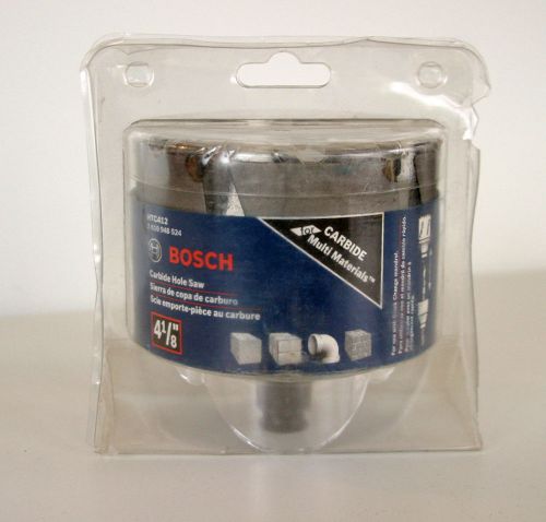 Bosch HTC412 4-1/8&#039;&#039; TCHS Carbide Hole Saw -  New In Package Factory Sealed