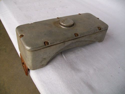 Antique cast aluminum gas fuel tank hit miss outboard engine rat rod stationary for sale