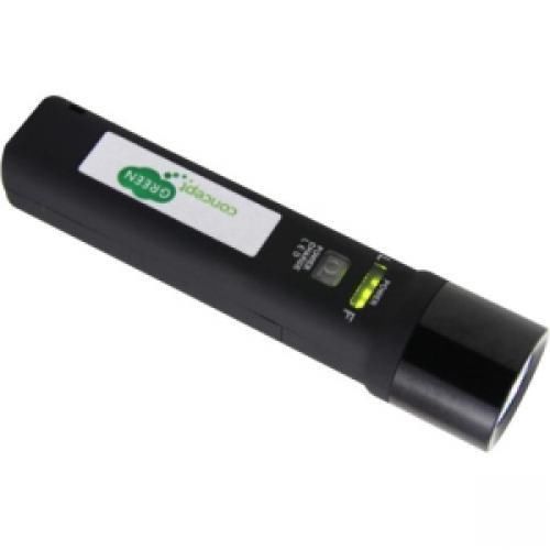 Concept green energy concept green flashlight - led - 1 w - black cgf1400 for sale