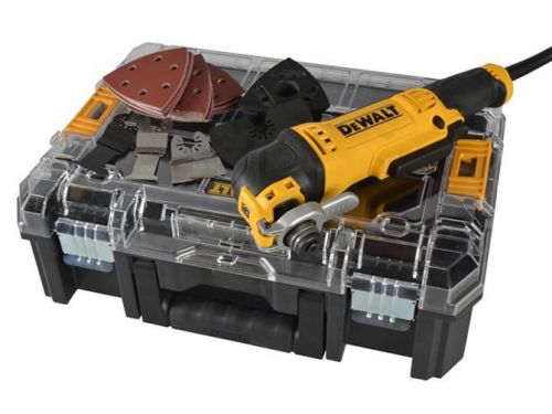 DeWalt MULTI Mains Powered Multi-Function Tool With Extra Blades And Carry Case
