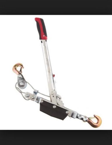 NEW!!!!4400LB HD 2 TON HOIST RATCHET HAND LEVER PULLER COME ALONG DOUBLE HOOKS