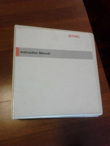 Stihl Siver manual. Book of Knowledge from Stihl. (Rare)