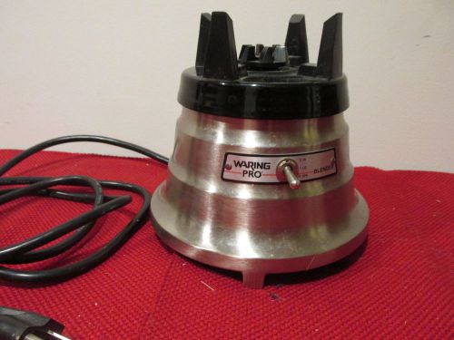 Waring Pro Commercial Grade Blender Base Only Used EX Condition 3 amps
