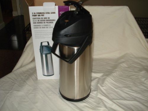 COFFEE AIRPOT 2.5 LITER LEVER TYPE STAINLESS STEEL LINER FOCUS ITEM # KPW9325LV