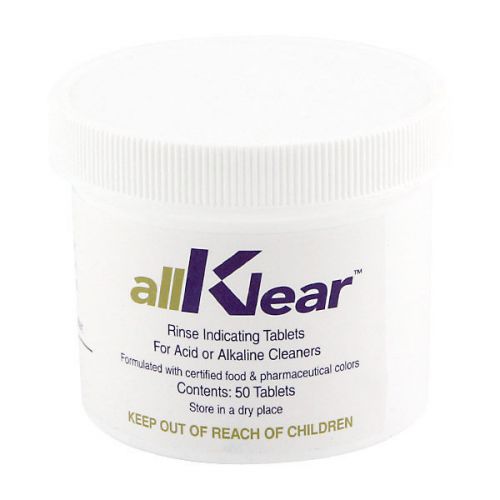 Allklear draft line cleaning rinse additive - kegerator beer &amp; air hose tablets for sale