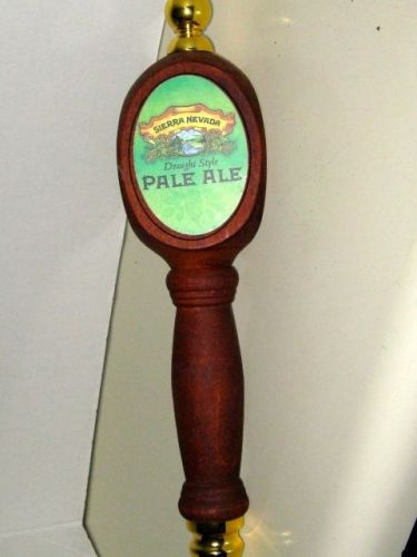 SIERRA NEVADA DRAUGHT STYLE PALE ALE 13&#034; TALL WOODEN TAP HANDLE