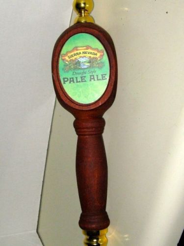 SIERRA NEVADA DRAUGHT STYLE PALE ALE 13&#034; TALL WOODEN TAP HANDLE