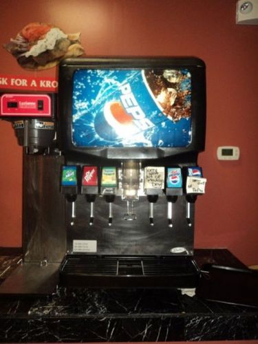 Cornelius Countertop Beverage Dispenser w/ 6 heads &amp; ice