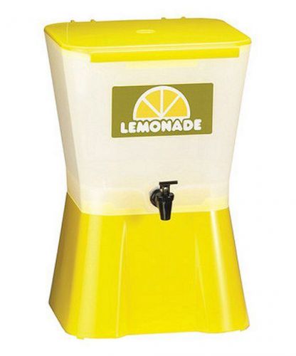 Tablecraft yellow 3 gallon lemonade tea punch drink beverage dispenser for sale