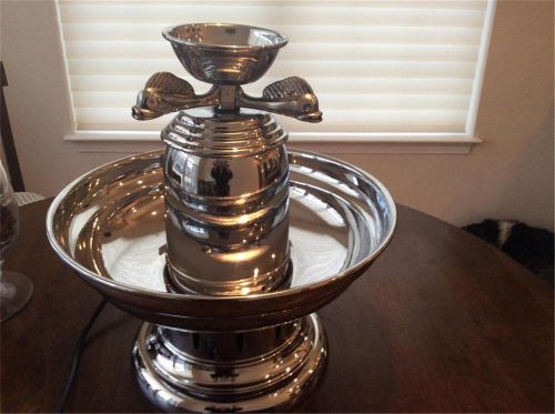 Vintage lighted stainless beverage champagne wedding fountain fish spouts for sale