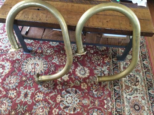 Brass Service Bar Rail / Hand Rail -  Restaurant server station tube