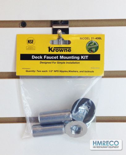 Krowne 21-406l deck faucet mounting kit - new for sale