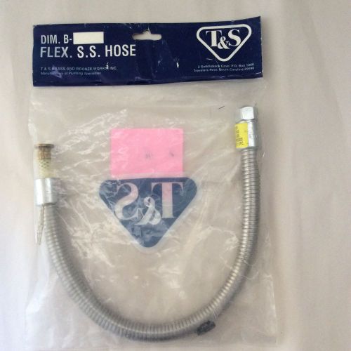 T&amp;S 26&#034; flexible stainless steel hose mfr # B-26-H2A