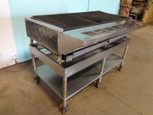 &#034; montague &#034; h.d.commercial 60&#034;w nat.gas 11 burners radiant grill/char-broiler for sale