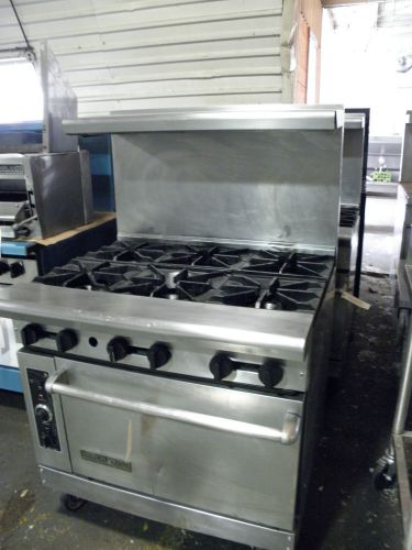 American range six burner range with full size convection baking oven for sale
