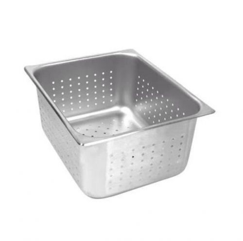 Thunder Group STPA7006PF Steam Table Pan Full Size Perforated 6&#034; Deep 24 Ga.