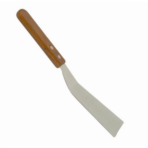 1 PC Stainless Steel 2&#034; x 5&#034; Pizza Square Server Grill Spatula Wood Handle NEW