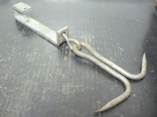 Heavy duty commercial galvanized hanging butcher meat hook for sale