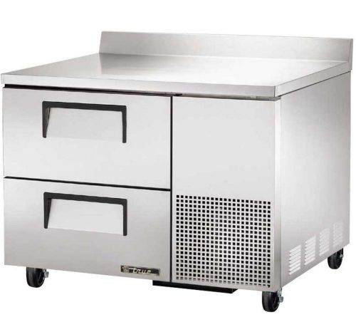 True twt-44d-2 deep worktop: solid drawered refrigerator 115v for sale