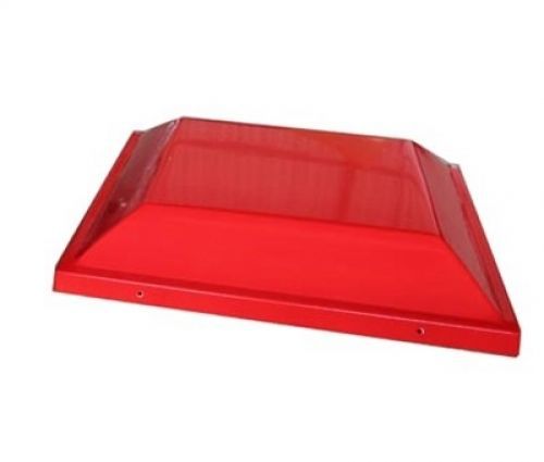 ADCRAFT Plastic Merchandiser Top (PW-16/TOP) w/Graphic Signs, 19x19x20.5-in, Red