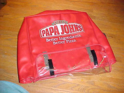 1 PAPA JOHN&#039;S Pizza Bag 16&#034;x17&#034;x7&#034; 3 pizzas used